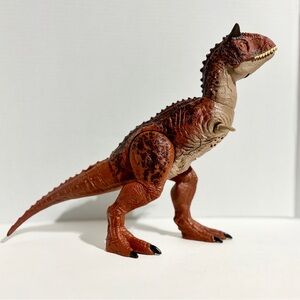 Mattel Jurassic World Battle Chompin' Carnotaurus Epic Attack Dinosaur WORKS